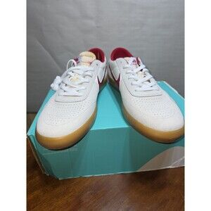 Nike SB Heritage Vulc Summit White Cardinal Red Gum Sole Mens 13 CD5010-100 NWOB